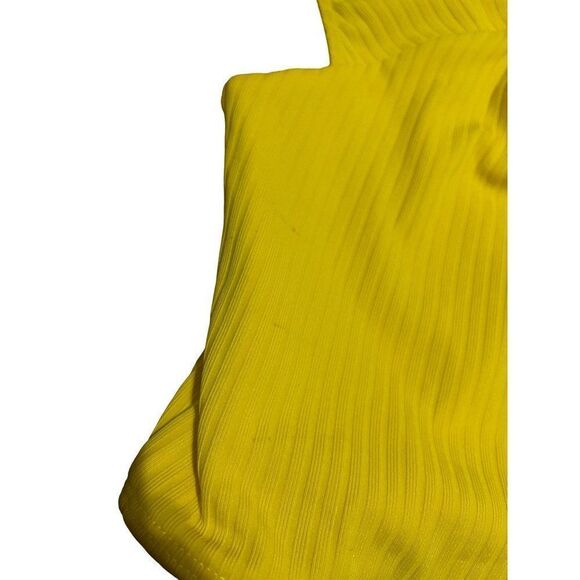 NWD MARA HOFFMAN Naomi yellow crop off shoulder swim top size XL - Picture 6 of 8